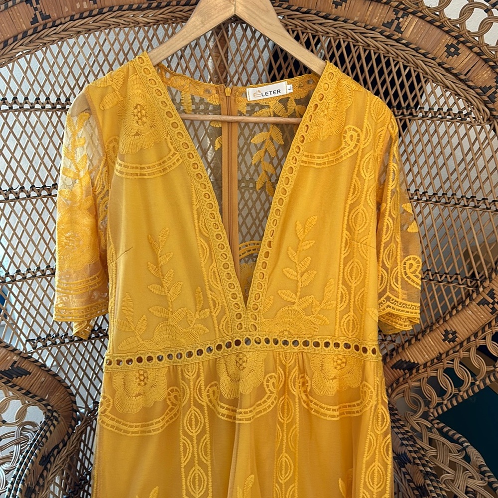 Lace Floral Dress